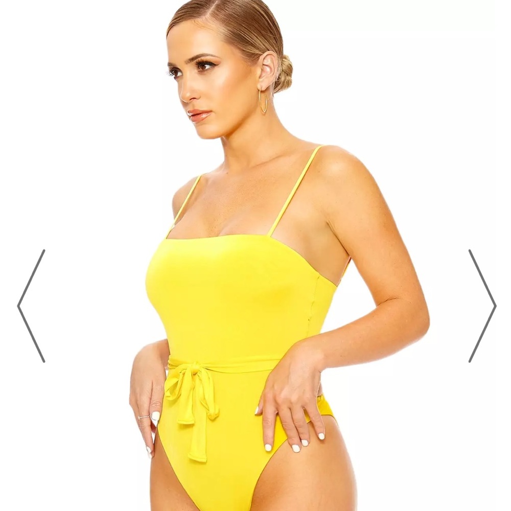 1piece Canary Yellow swim